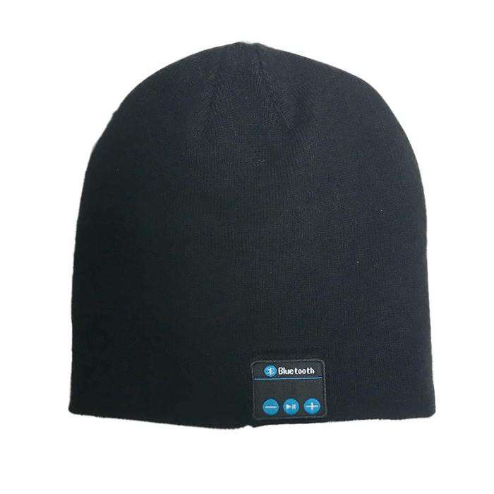 Wireless Bluetooth Beanie Headset (Plain Style) Royal Blue