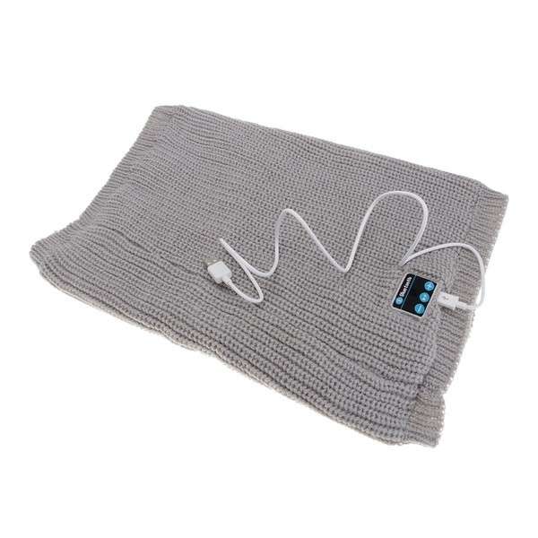Warm Knitted Style Buff Scarf with Built-in Wireless Bluetooth Headphones Royal Blue