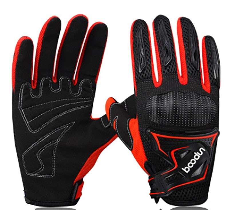 Motorbike Anti Slip Riding Gloves Black Medium