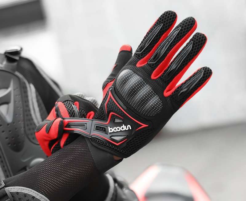 Motorbike Anti Slip Riding Gloves Black Medium