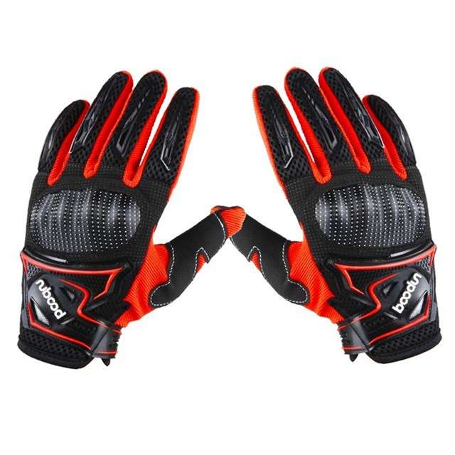 Motorbike Anti Slip Riding Gloves Black Medium