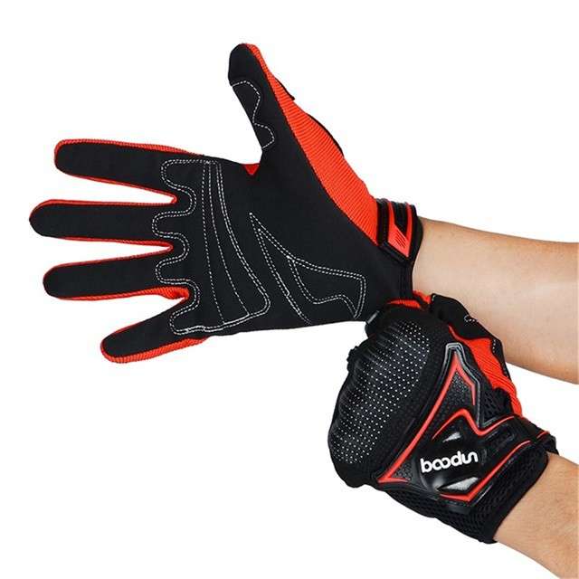 Motorbike Anti Slip Riding Gloves Black Medium