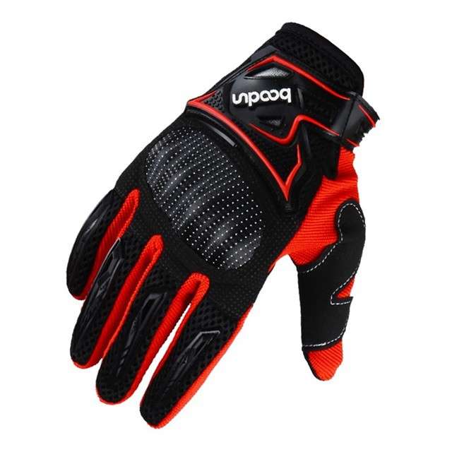 Motorbike Anti Slip Riding Gloves Black Medium