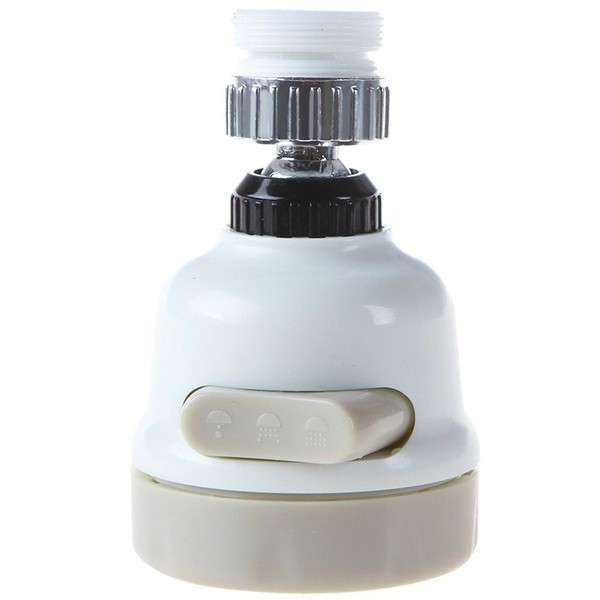 Universal 360-Degree Water Saving Tap Splash-Proof Head - 3 Modes Soft Tube