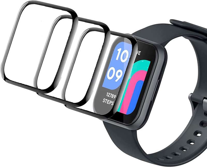 Wyze Watch Screen Protector 47mm 3D Full Coverage PET Soft Film- 3 Pack