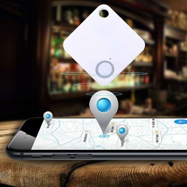 Mini Mate GPS Bluetooth Tracker Key Finder Locator Anti-Lost Device Tracker - White