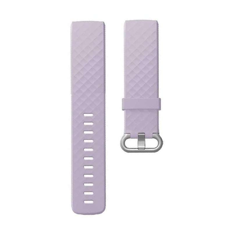 Fitbit Charge 4 Silicon Watch Strap with Plastic Buckle - Adjustable Replacement Strap Hot Pink S...