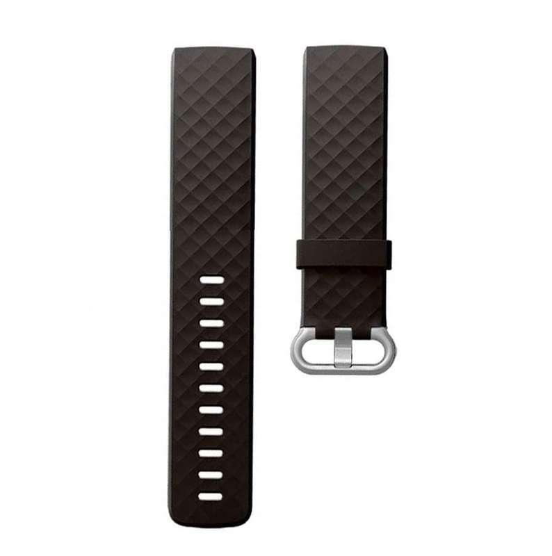 Fitbit Charge 4 Silicon Watch Strap with Plastic Buckle - Adjustable Replacement Strap Hot Pink S...