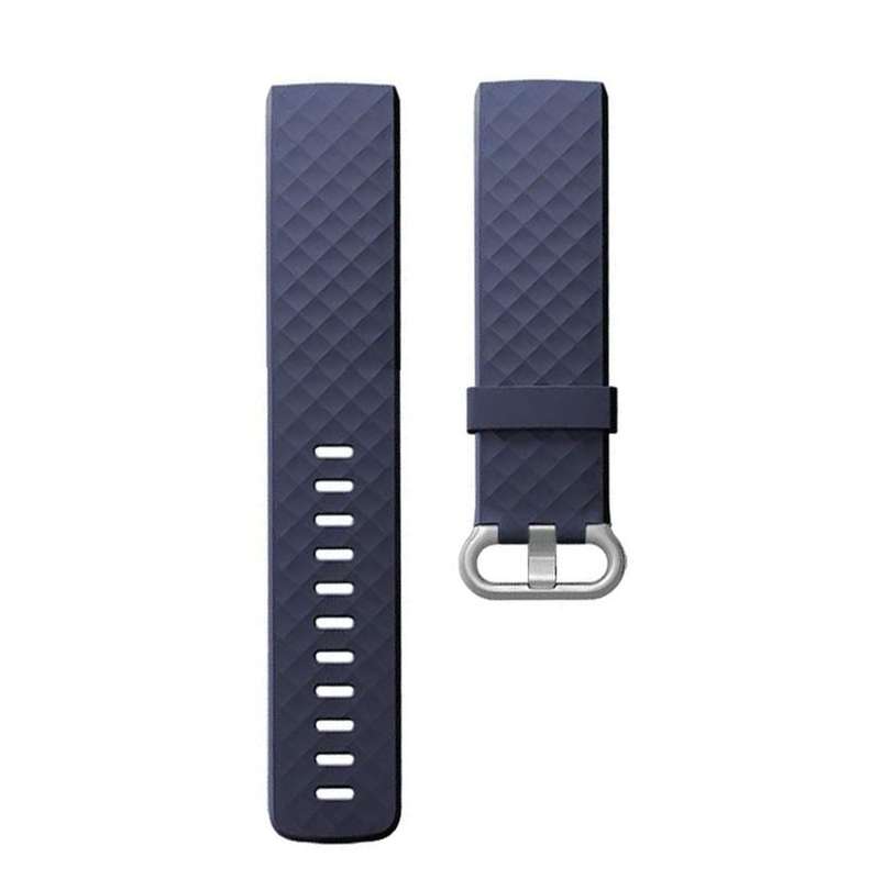 Fitbit Charge 4 Silicon Watch Strap with Plastic Buckle - Adjustable Replacement Strap Hot Pink S...