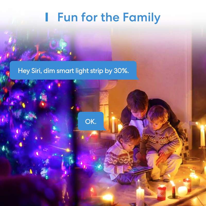 Meross 10m Smart Wi-Fi LED Strip - Alexa/Google/Homekit Compatible