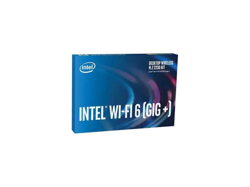 Intel Wi-Fi 6 AX200 (Gig+) Desktop Kit Up to 2.4Gbps Wireless Data Rates