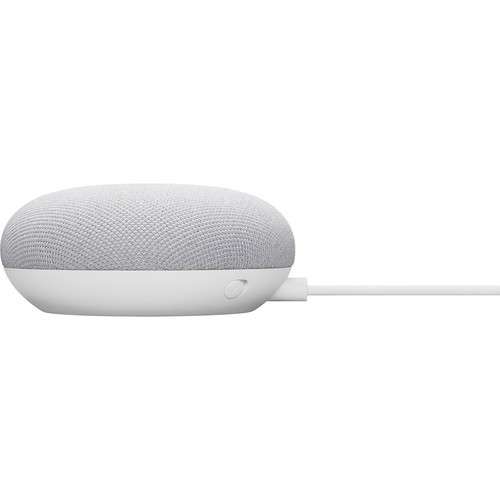 Google Nest Mini Smart Speaker (2nd Gen) Chalk.