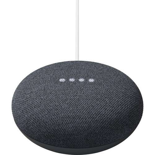 Google Nest Mini Smart Speaker (2nd Gen) Chalk.
