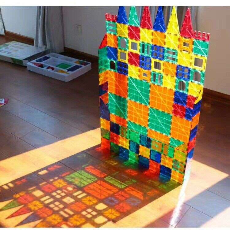 Kids Magnetic Tiles - 120pc