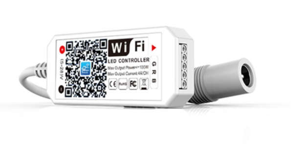 Mini RGB Wifi LED Controller - Works with Alexa and Google Home