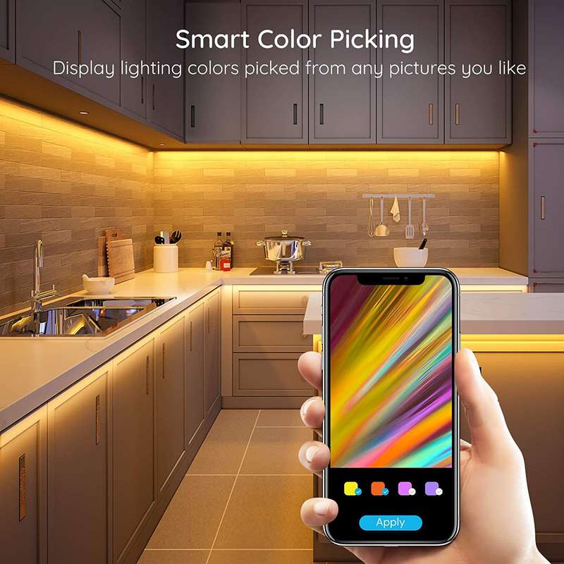 Govee RGB WiFi+Bluetooth Smart LED Strip Light - Alexa/Google Home enabled 15M