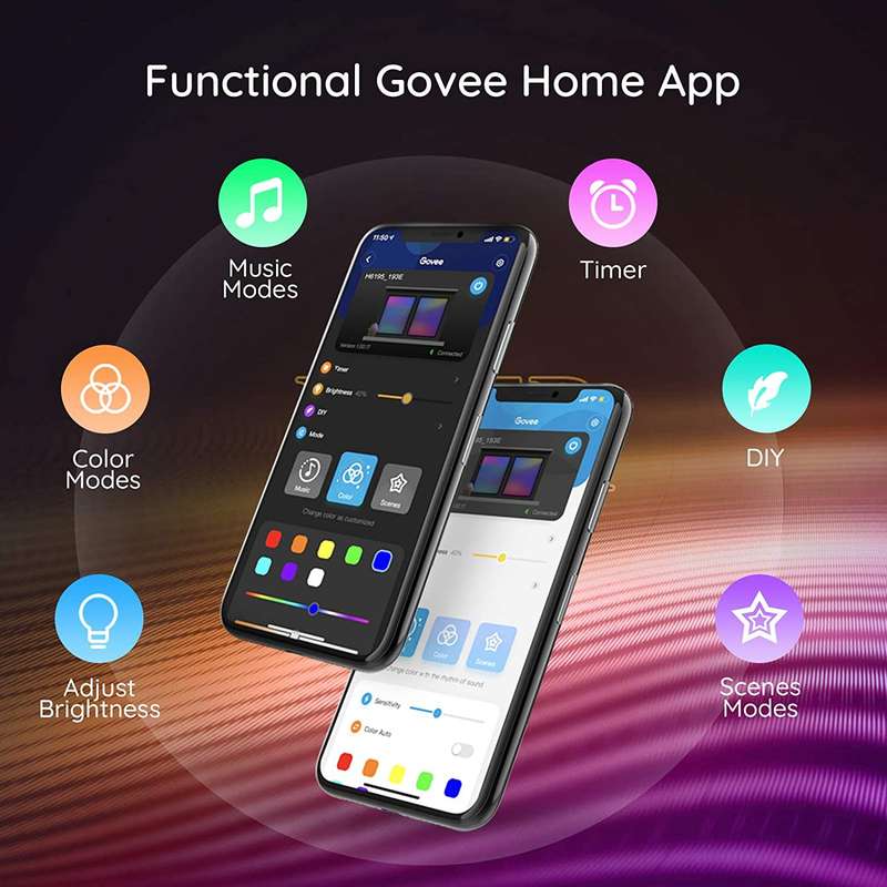 Govee RGB WiFi+Bluetooth Smart LED Strip Light - Alexa/Google Home enabled 15M