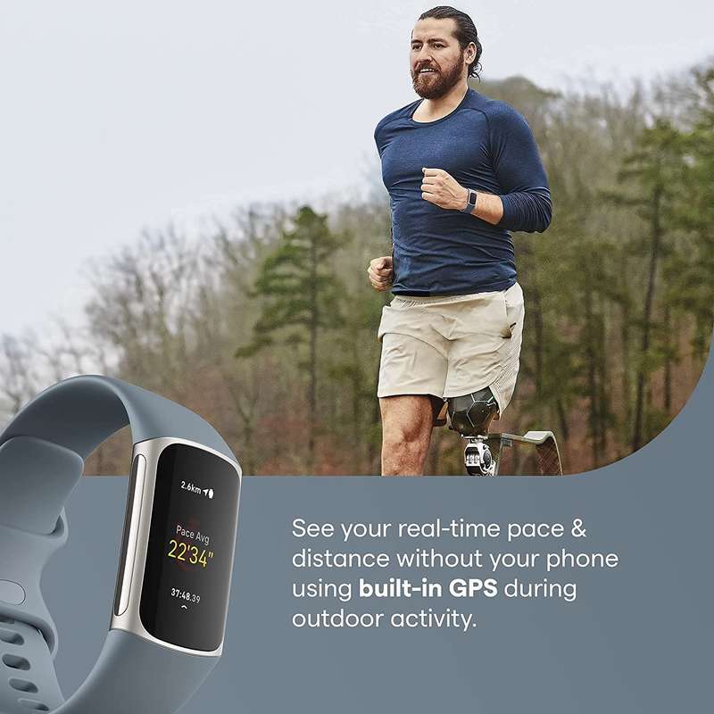 Fitbit Charge 5 Advanced Fitness Activity Tracker - (Sports Watch) Graphite/Black