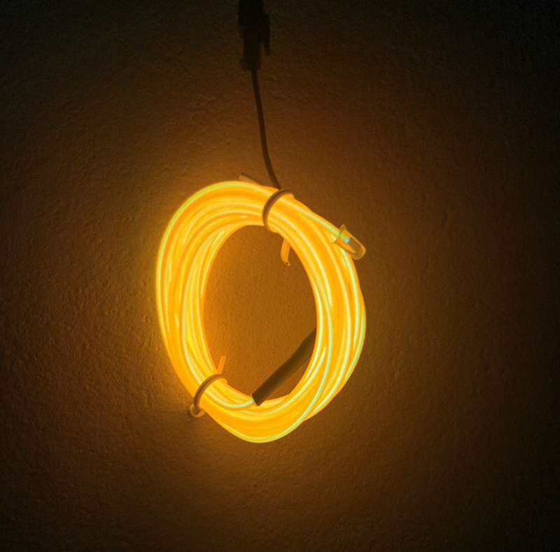 3m Neon Light Electroluminescent Wire Amber