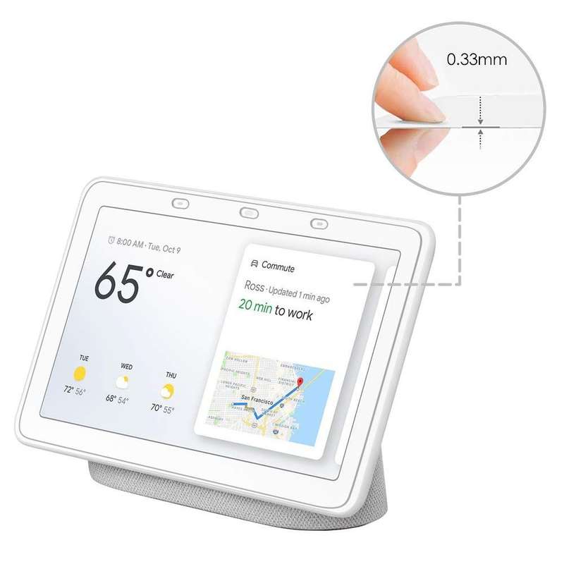 GOOGLE Home Hub (2nd Gen) Tempered Glass Screen Protector Full Screen Coverage
