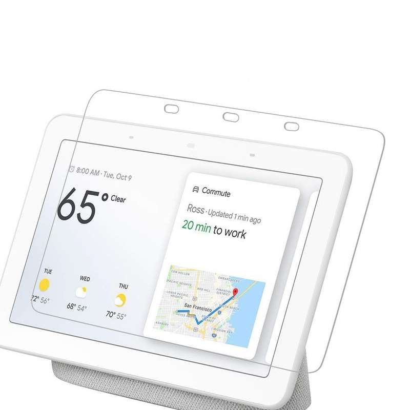 GOOGLE Home Hub (2nd Gen) Tempered Glass Screen Protector Full Screen Coverage