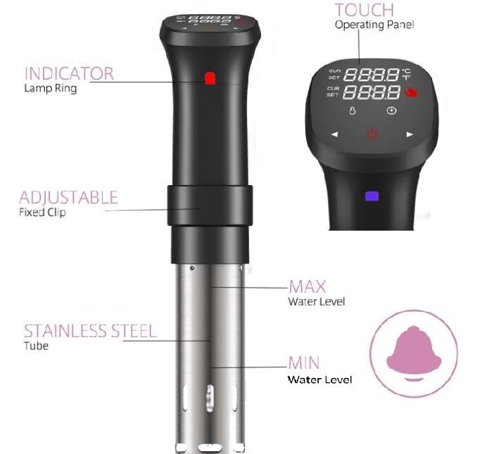 Sous Vide Circulator (with Touch Panel)