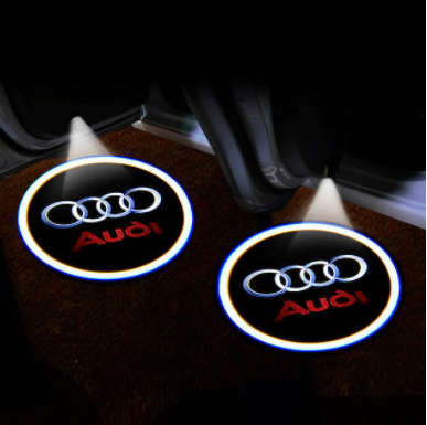 Car Door Welcome Light Logo Projector-Audi (Set of 2)