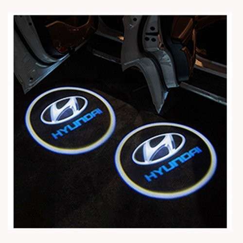 Car Door Welcome Light Logo Projector-Hyundai (Set of 2)