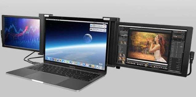 Dual Portable Monitors for Laptop - 14.1 inch
