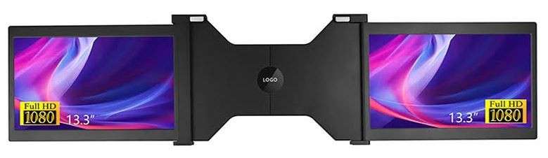 Dual Portable Monitor for Laptop - 10.1 inch