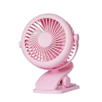Mini Portable USB Fan with clamp White