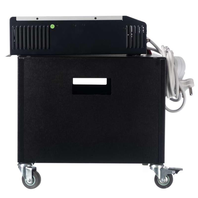 3000VA Mecer Axpert Pure Sine Inverter + 2x 100Ah LITHIUM Battery Trolley (12 HOUR BATTERY LIFE) ...