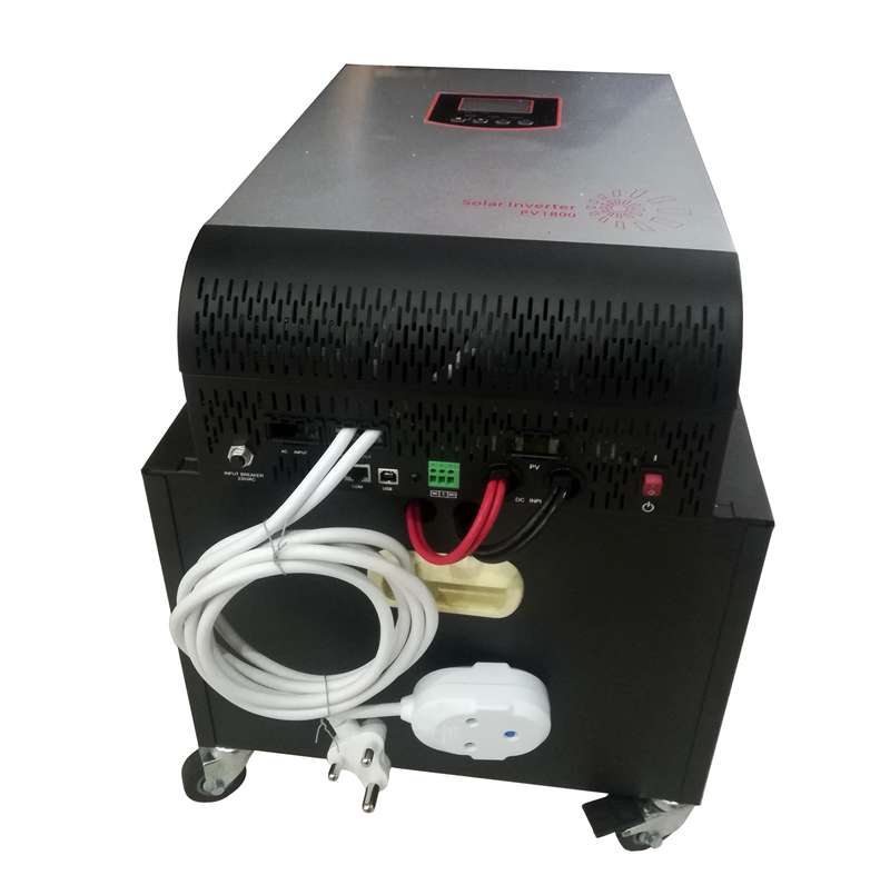 Axpert Type Pure Sine 3000VA Inverter Trolley + 2x 100Ah LITHIUM Battery (12 HOUR BATTERY LIFE) K...