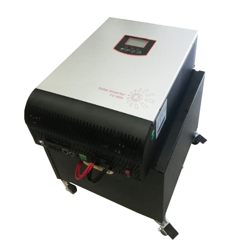 Axpert Type Pure Sine 3000VA Inverter Trolley + 2x 100Ah LITHIUM Battery (12 HOUR BATTERY LIFE) K...