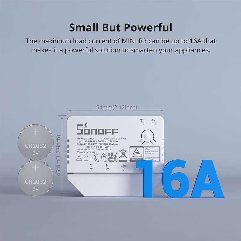 SONOFF S-MATE SMART SWITCH - (Smart Switch Solution for Switch Box with No Neutral Wire)