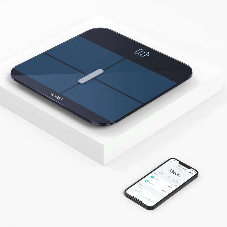 Wyze Scale X (Advanced Smart Scale) - Black/White White