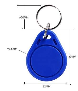 RFID Proximity Tag - Blue (125kHz)