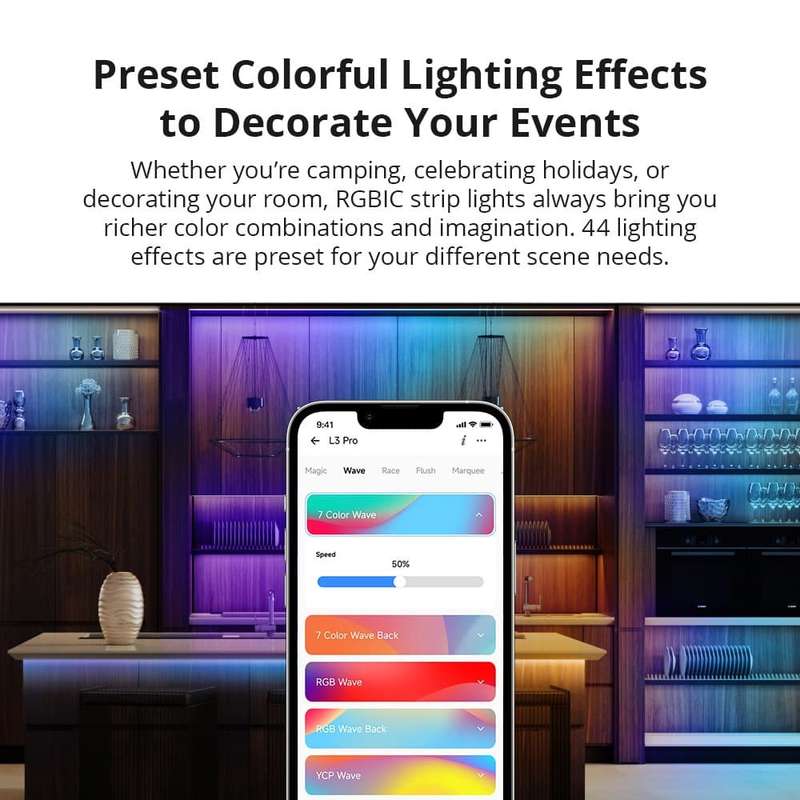 Sonoff L3 Pro RGBIC Smart LED Light Strip Kit - 5M / 16 Million Colours / Music Mode / Voice Control
