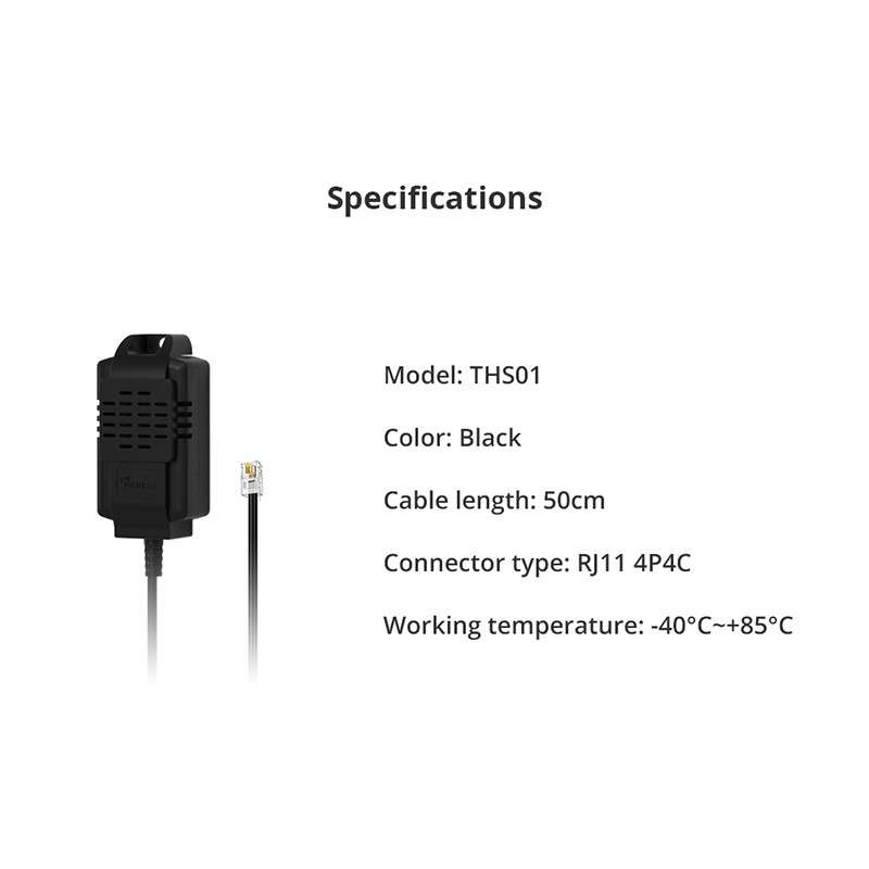 SONOFF Temperature and Humidity Sensor - THS01 Sensor (RJ11) for TH16 / TH20