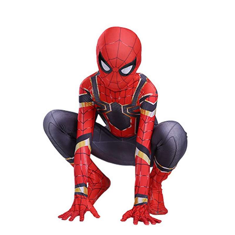 Spiderman Kids Cosplay Costume - S / M / L / XL / XXL (Spandex) Small (100-110cm)