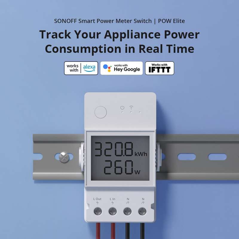 SONOFF POW R320D Elite - Geyser and Pool Smart Power Meter Switch