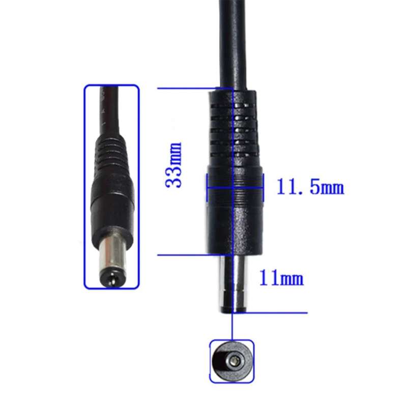 MC4 to DC 5.5mm Solar Power Cord Extension Cable - 13A / 36V / 1.5 Meter