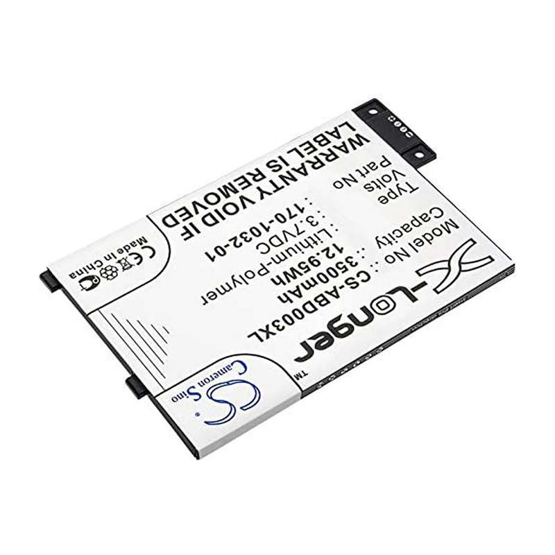 Replacement Battery for Amazon Kindle K3 - 3500mAH / 12.95Wh / 3.7VDC / Lithium-Polymer / 170-103...