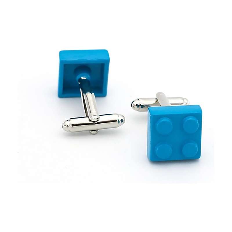 Lego Cufflinks - 1 Pair White