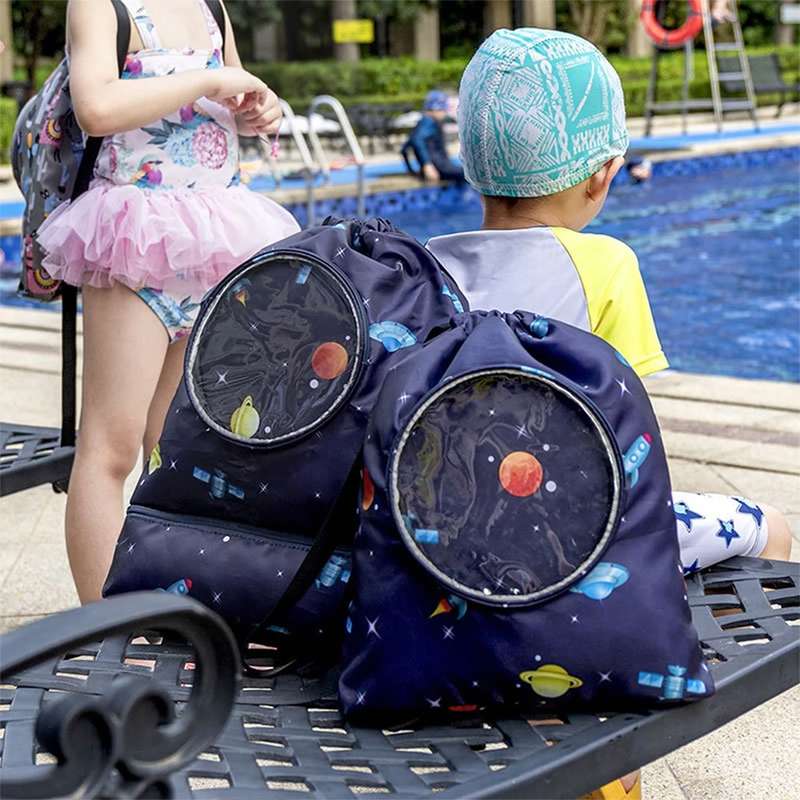 Childrens Space Waterproof Swim Bag - Medium / Adjustable