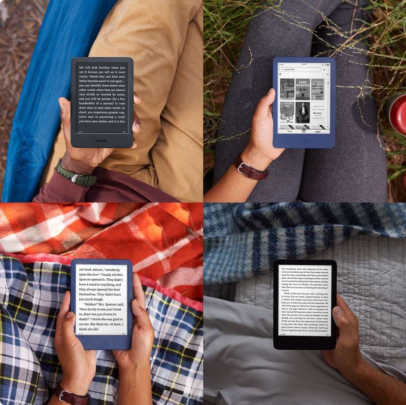 Amazon Kindle (2022)  now with a 6 / 300 PPI High-Resolution Display / 16GB (With Ads) Blac...