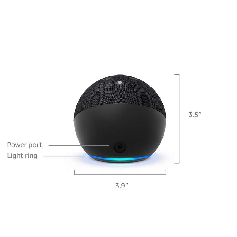 Echo Dot Smart Speaker with Alexa (5th Gen- 2022 Release) Charcoal Grey