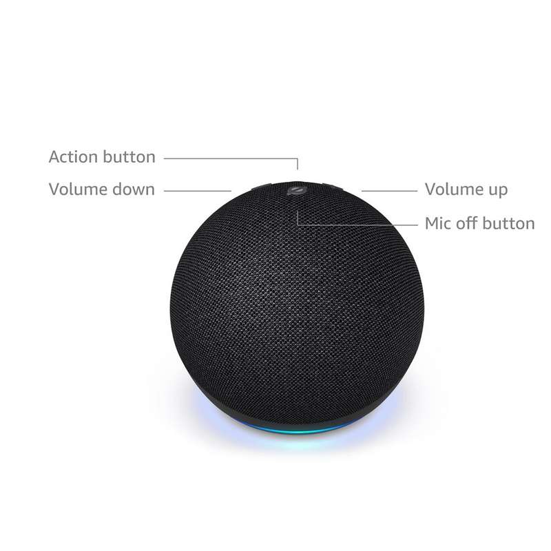 Echo Dot Smart Speaker with Alexa (5th Gen- 2022 Release) Charcoal Grey