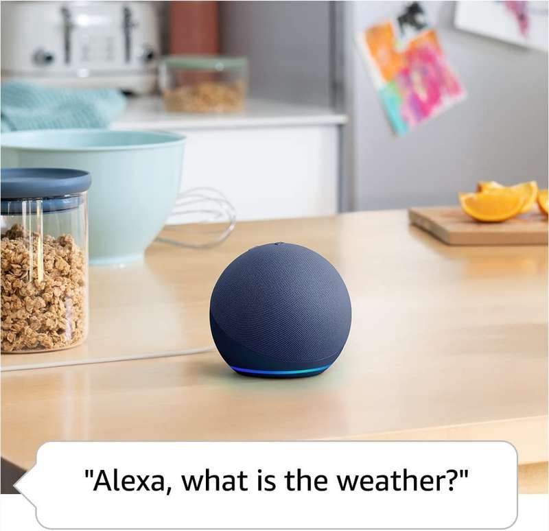 Echo Dot Smart Speaker with Alexa (5th Gen- 2022 Release) Charcoal Grey