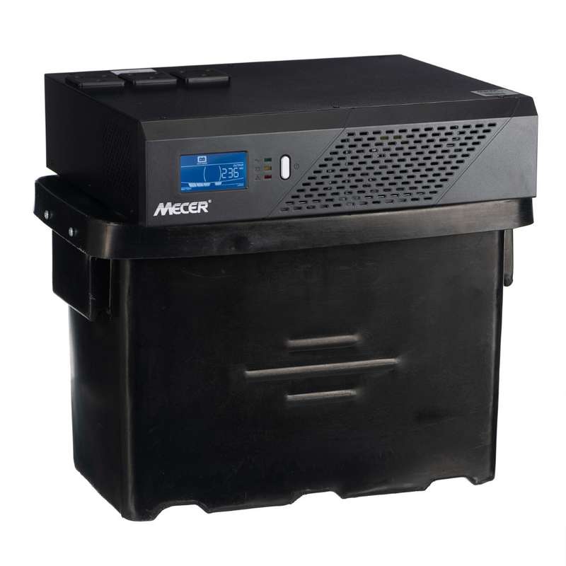 1200VA Mecer Inverter + 100AH LITHIUM Battery (6 HOUR BATTERY LIFE) KIT - 720W With LITHIUM Batte...